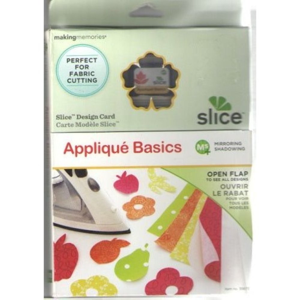Making Memories Slice Fabric Design Card - Applique Basics NEW